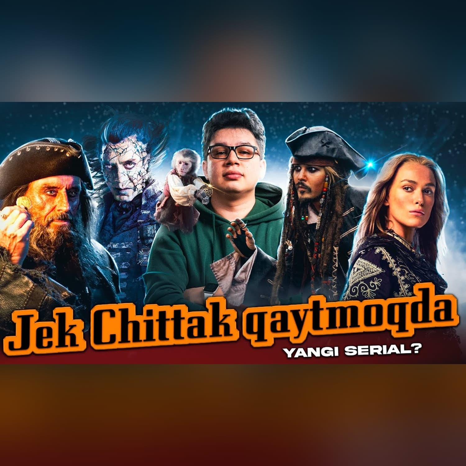 Karib Dengizi Qaroqchilari 6: Jek Chittak qaytmoqda, 4 va 5 qism tahlili, yangi serial @SUSAMBILolami