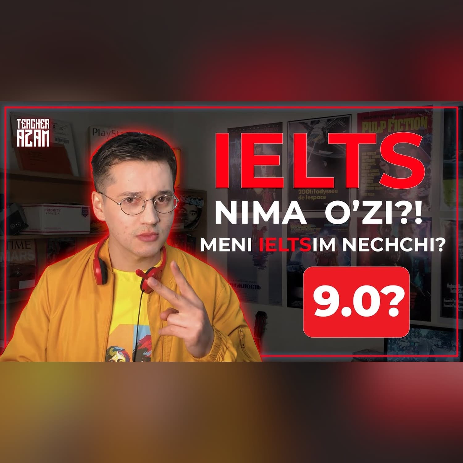 IELTS NIMA O'ZI? TEACHER AZAM IELTS NECHIGA TOPSHIRGAN?