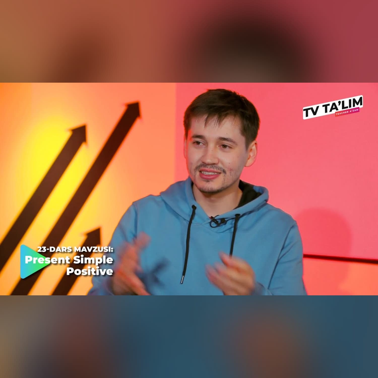 TV TA'LIM. 23-SON. PRESENT SIMPLE POSITIVE. INGLIZ TILI.