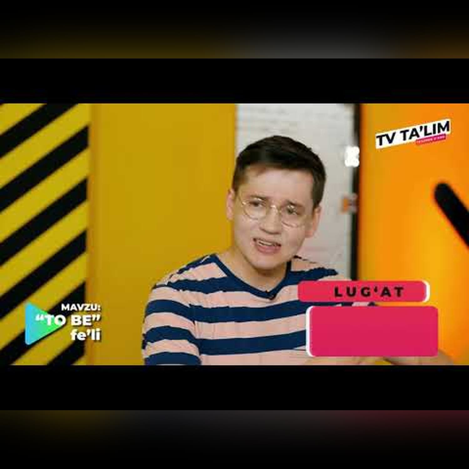 TV TA'LIM. #1 SON. "TO BE" FE'LI.  TEACHER AZAM.