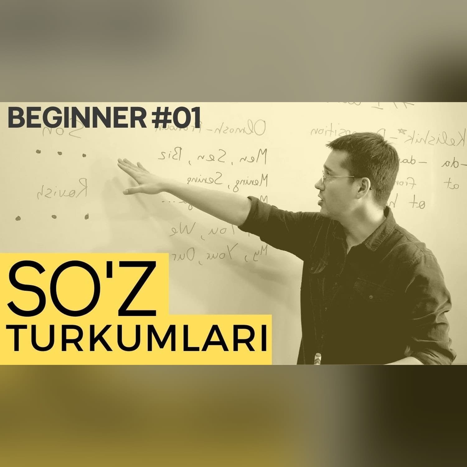 Beginner 1-dars: So'z turkumlari
